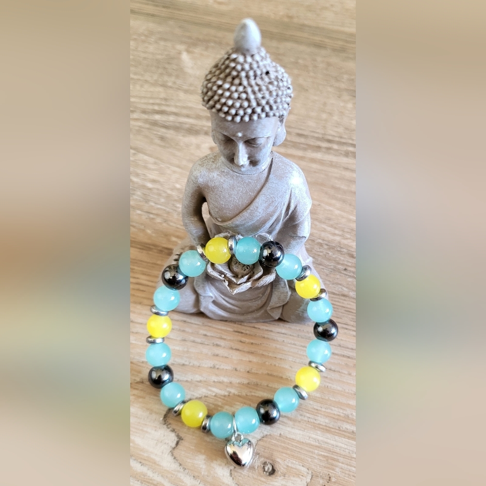 Semi-Precious Stone Beaded Bracelet